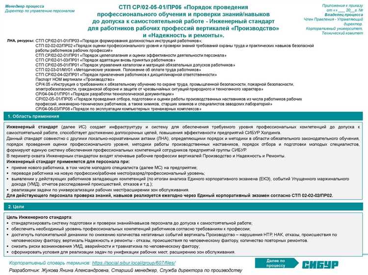 Фиксация прохождения вводных мероприятий в личной карточке