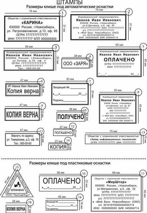 Какие печати должны быть в организации перечень