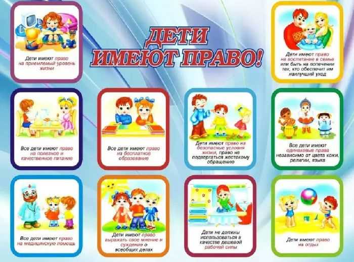 Какие права есть у детей Какие права есть у детей