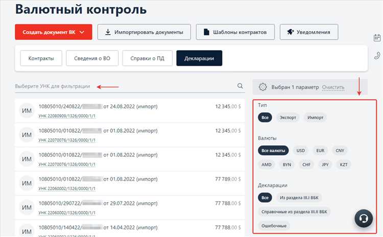 Товары, требующие декларирования при экспорте из страны