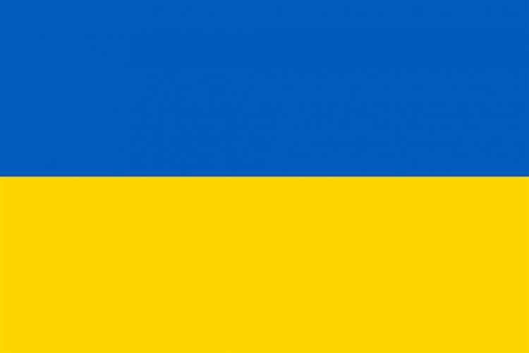 Размеры и пропорции желтого развернутого флага