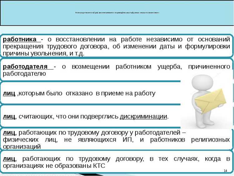 Виды трудовых споров, рассматриваемые судами напрямую