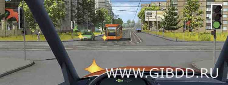 Уступка дороги автобусу на перекрёстках с приоритетом для транспорта