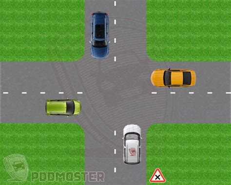 Ответственность за нарушение правил на равнозначном перекрестке