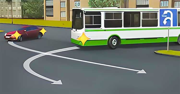 Приоритет при выезде с кругового движения и на него