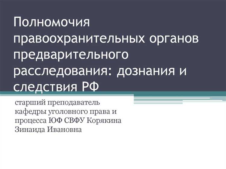 Допустимость устных указаний в уголовном процессе