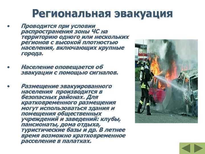 Порядок действий руководителя эвакуации на разных этапах