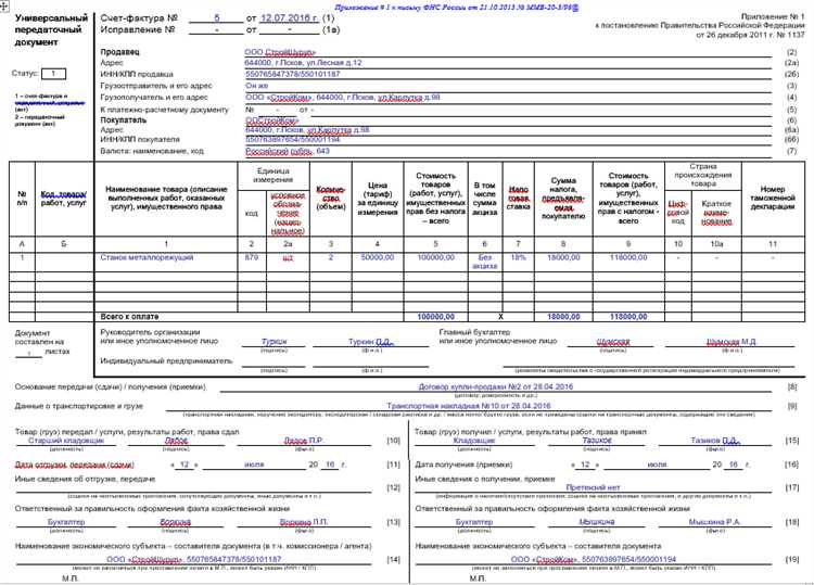 Варианты подписания УПД при участии посредников и представителей