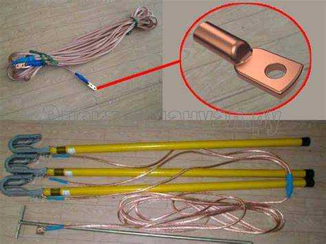 Меры безопасности при работе с переносными заземлениями