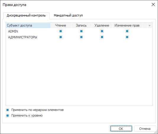 Правовые основы разграничения доступа в государственных и частных структурах