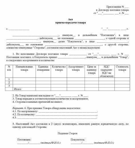 Какие требования к описанию передаваемого образца в акте