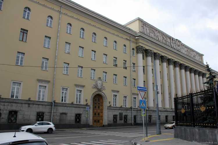 Официальный адрес Министерства обороны в Москве