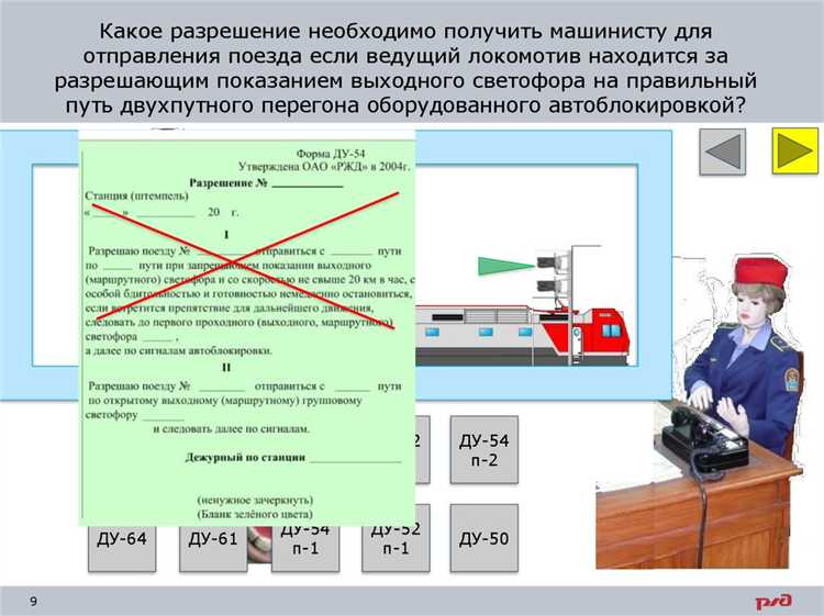 Порядок уведомления об изменении графика движения