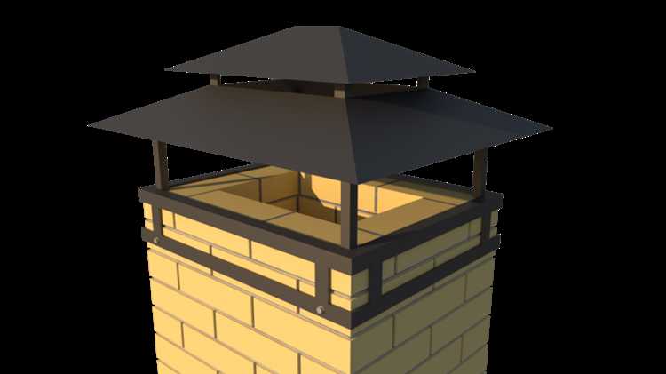 Какие размеры козырька оптимальны для разных диаметров дымоходов