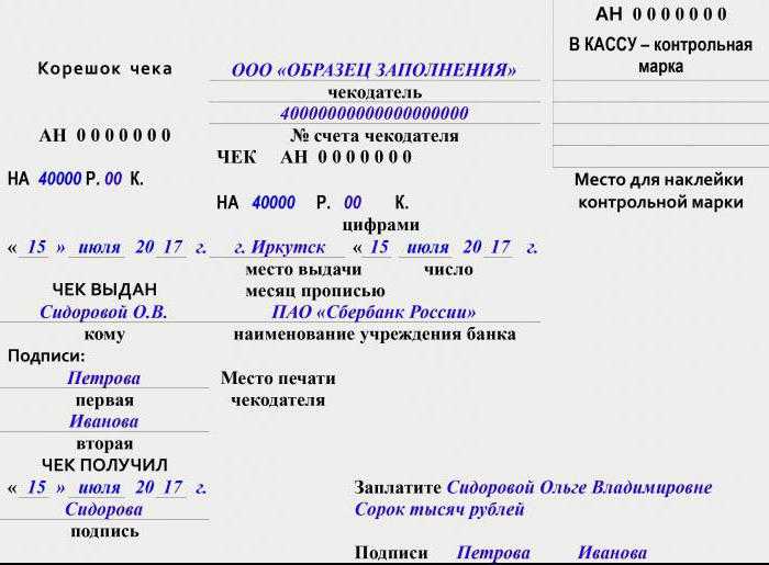 Что происходит после истечения срока действия чека?