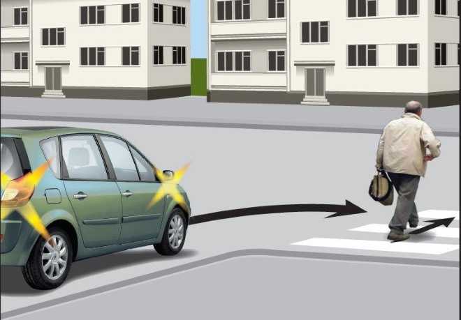 Размер штрафа за непропуск пешехода по КоАП РФ