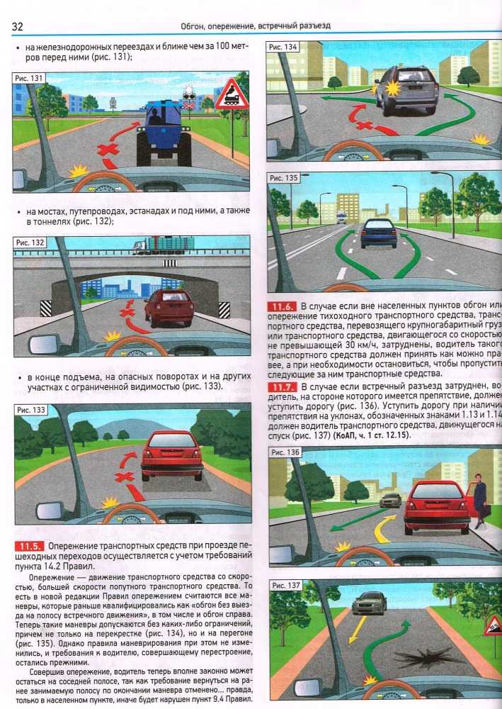 Условия выполнения обгона на загородных трассах