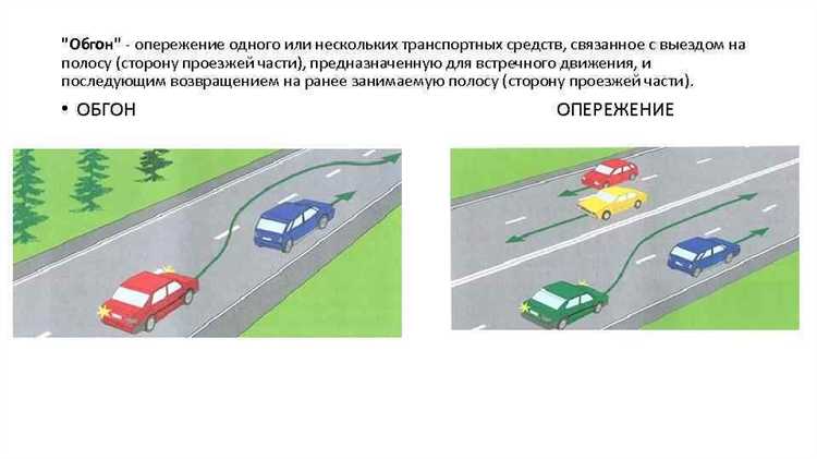 Обгон и опережение в чем разница