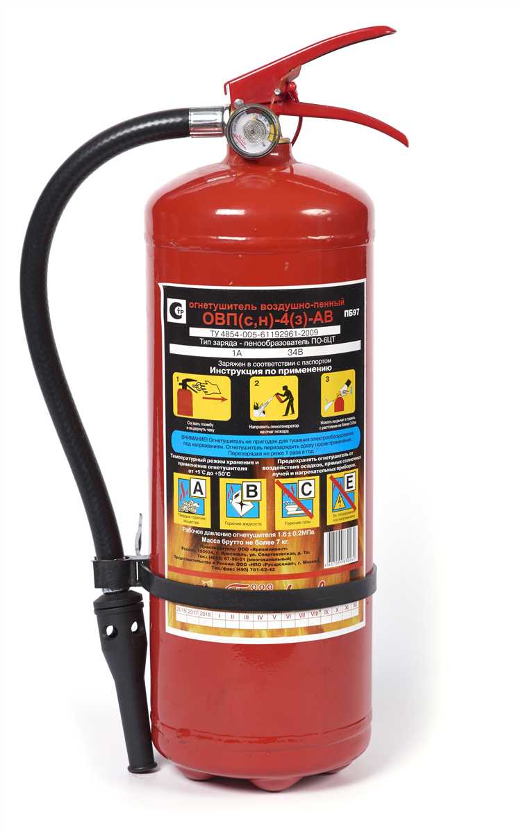 Требования к огнетушителям в офисных и административных зданиях