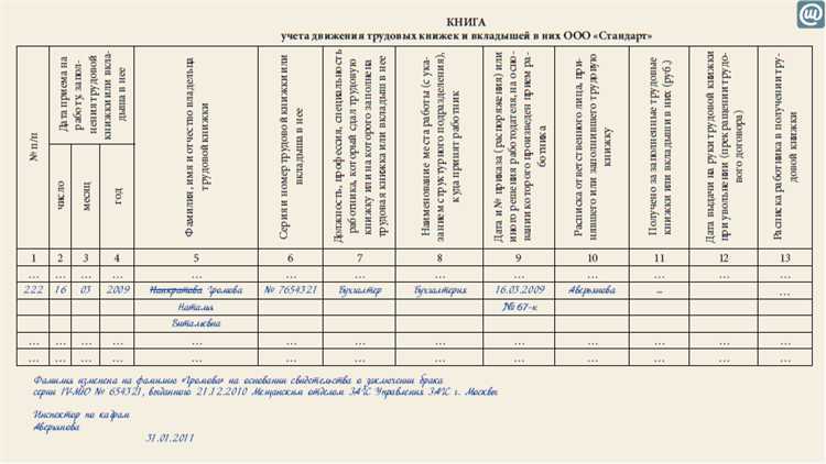 Ошибка в книге учета движения трудовых книжек как исправить