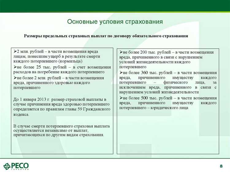 Как ОСЗ влияет на размер страховой выплаты