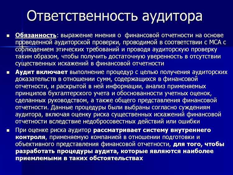 Документирование результатов аудита и ведение отчетности