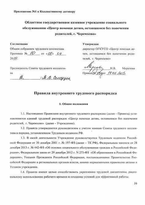 Ответственность за нарушение правил внутреннего трудового распорядка