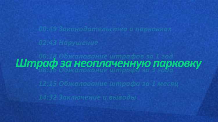 Роль экономических потерь от нарушения правил парковки в расчёте штрафа