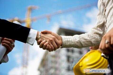 Подрядчик и исполнитель в чем разница