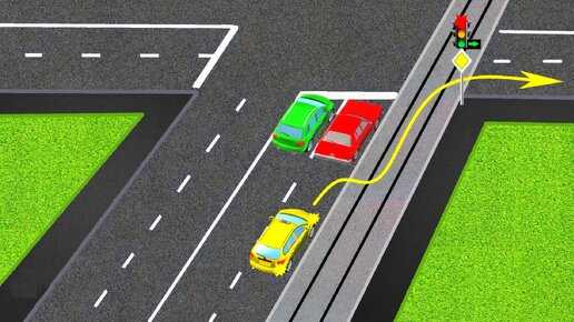 Роль дорожных знаков в выборе полосы для поворота