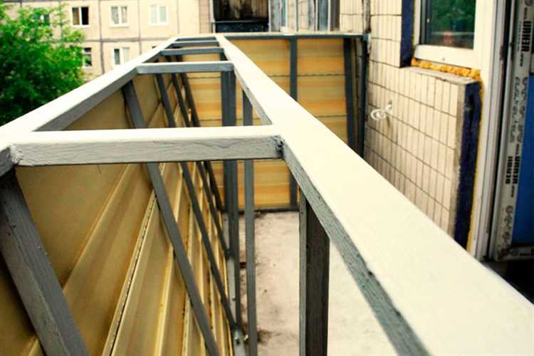 Расширение балкона в пределах плит перекрытия