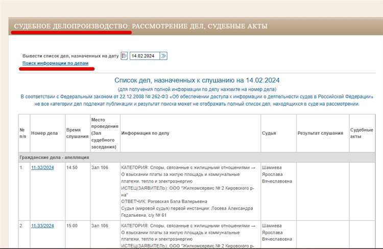 Ошибки при составлении реестра и их влияние на судебное разбирательство