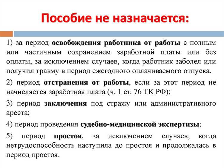 Влияние нарушения трудовой дисциплины на выплату пособия по временной нетрудоспособности
