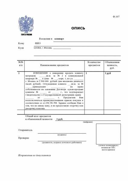 Как уведомить соседей о продаже комнаты в коммунальной квартире Как уведомить соседей о продаже комнаты в коммунальной квартире