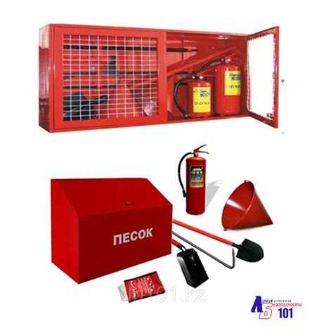 Примеры цветов, которые не допускаются на пожарных щитах