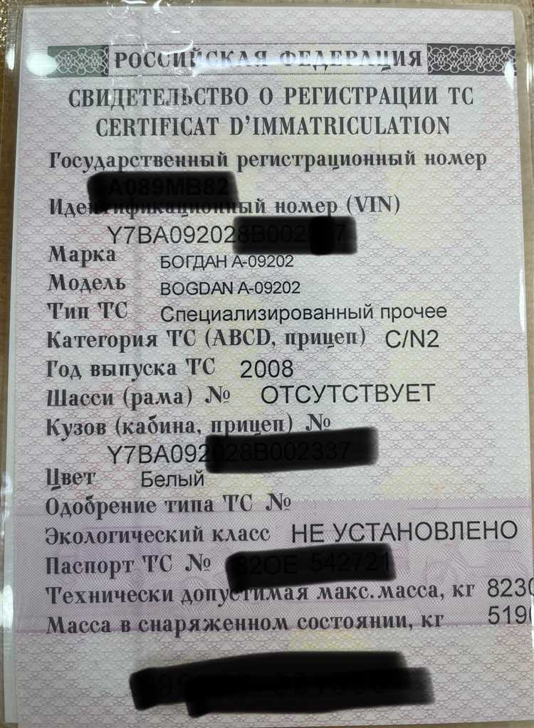 Документы, подтверждающие принадлежность ТС к категории МЗ