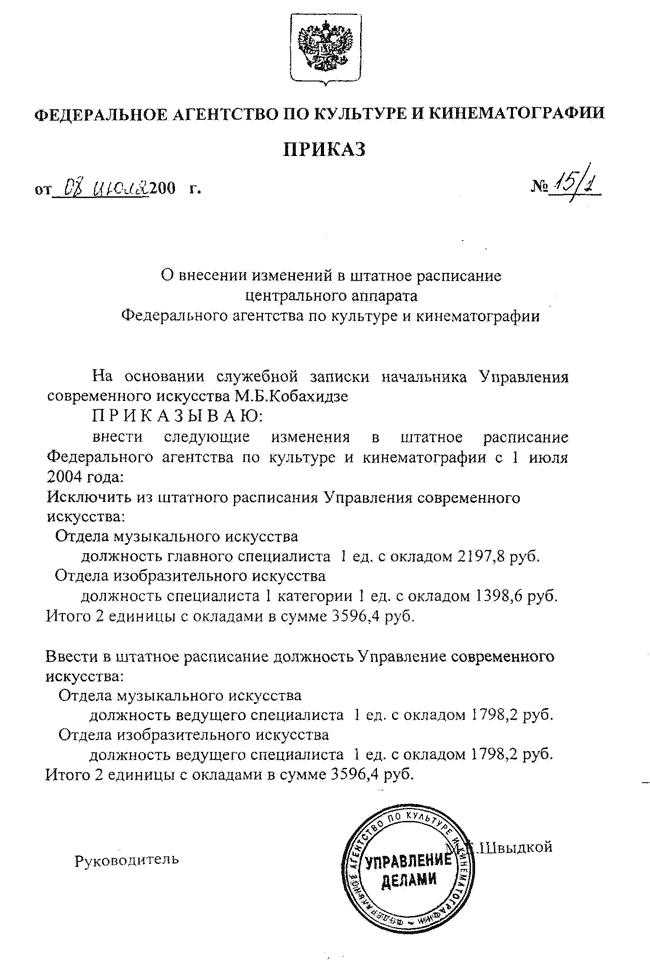 Порядок и сроки введения изменений в действие после утверждения