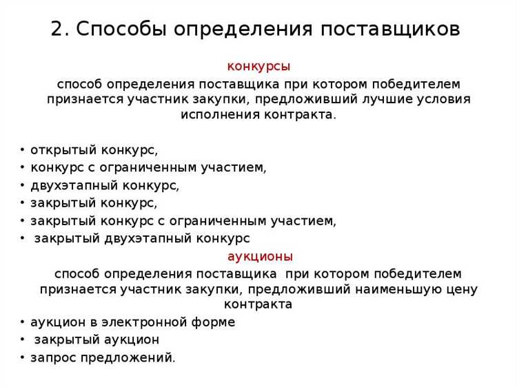 Особенности оформления конкурсной заявки