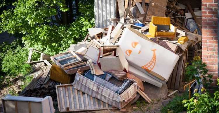 Какие виды крупногабаритного мусора подлежат вывозу