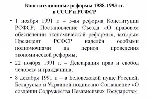 Чем занималась Конституционная комиссия Верховного Совета РСФСР