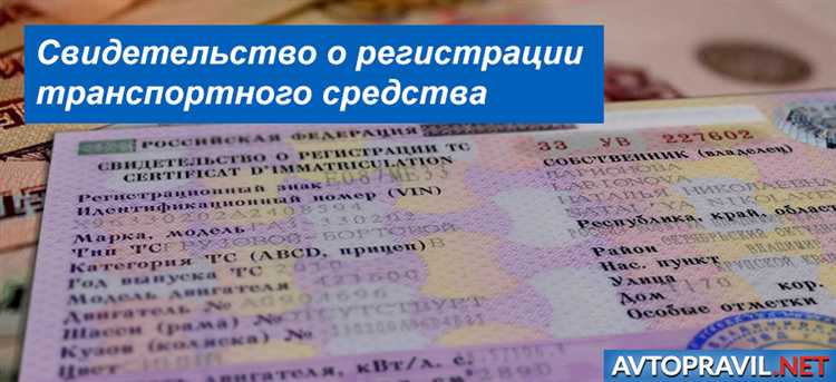 Какие данные содержатся в свидетельстве о регистрации автомобиля