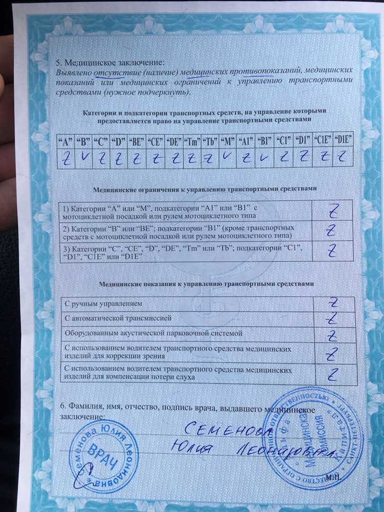 Где размещены основные данные о водителе на новой справке